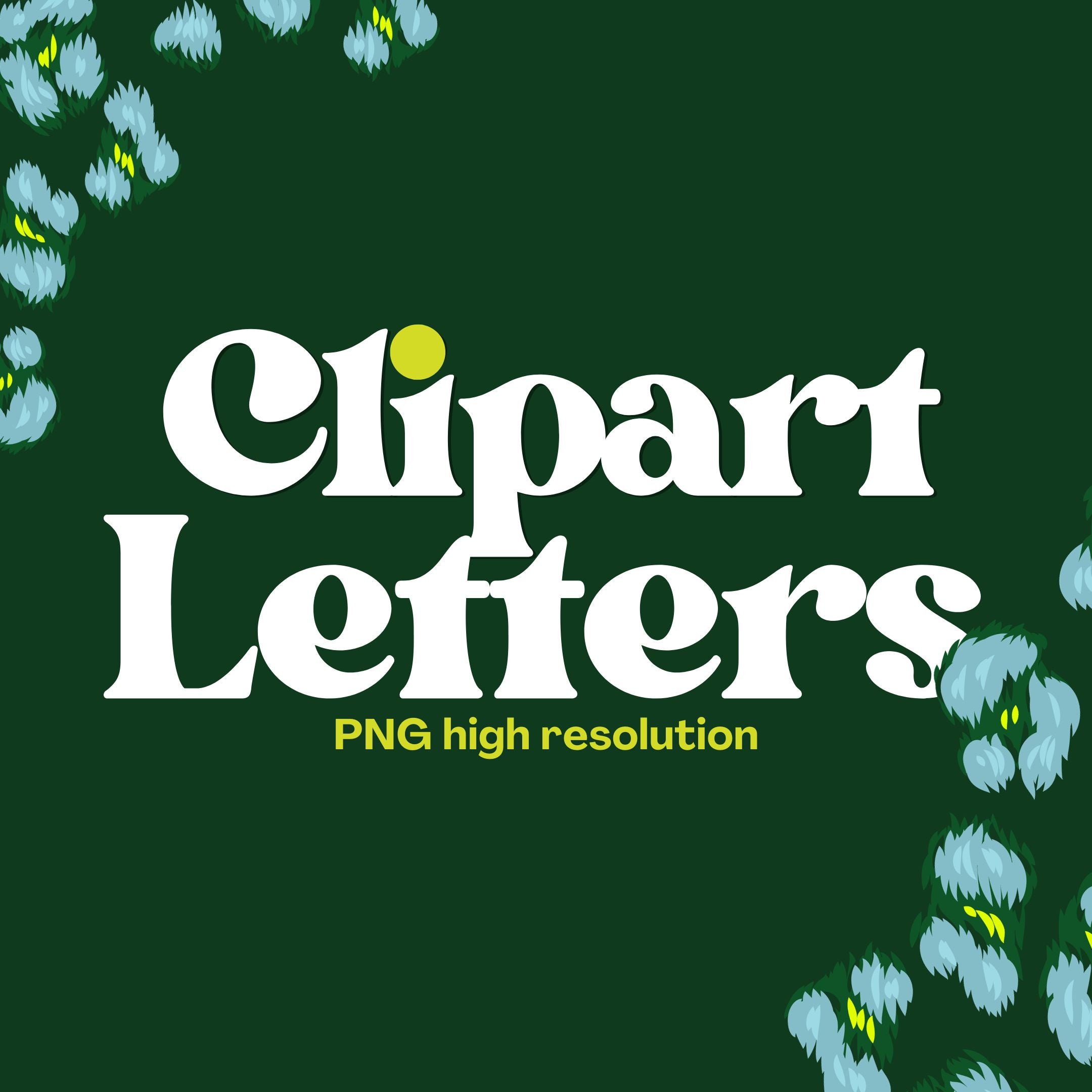 clipart letters (.png)
