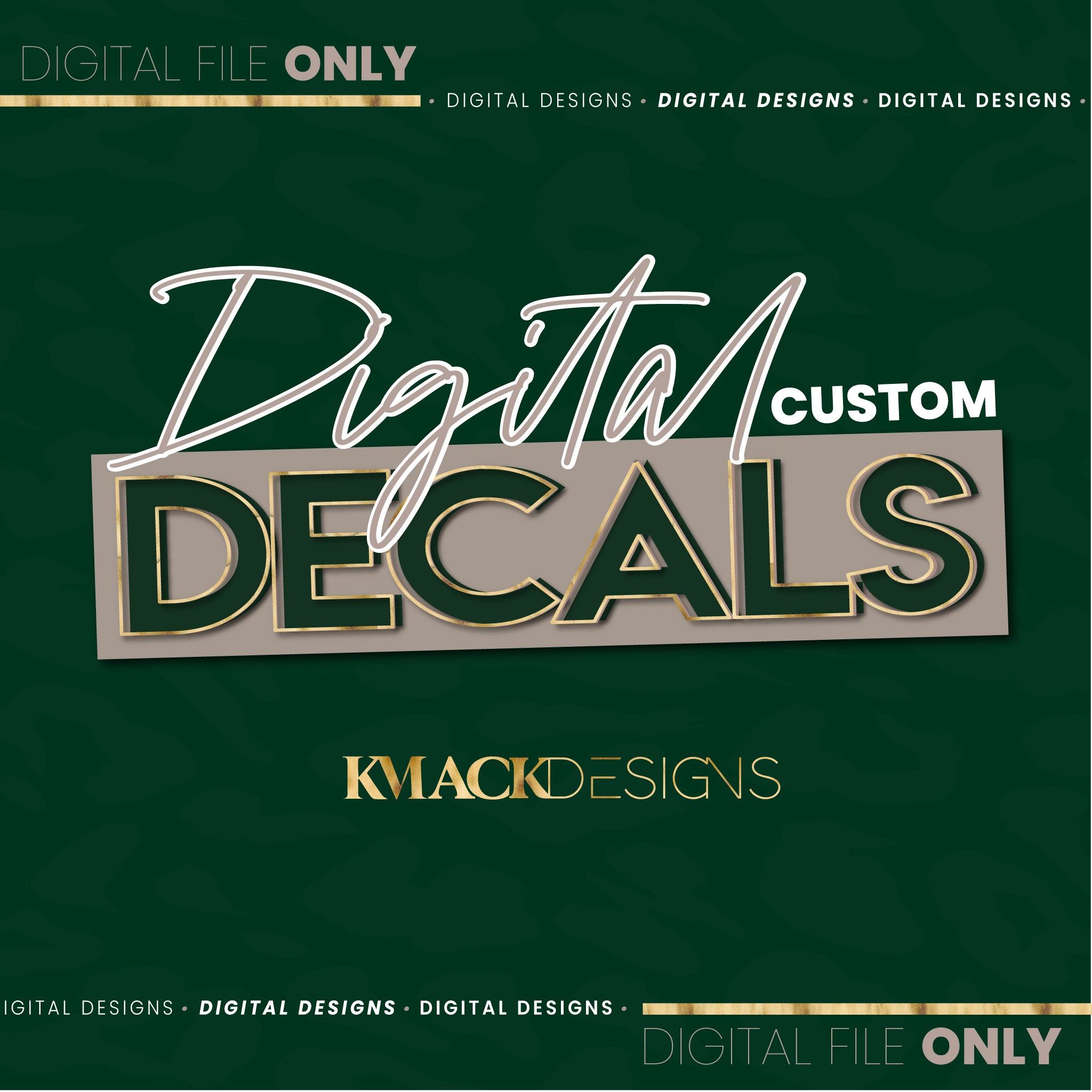 DIGITAL Floor/Wall Decal Custom Design File