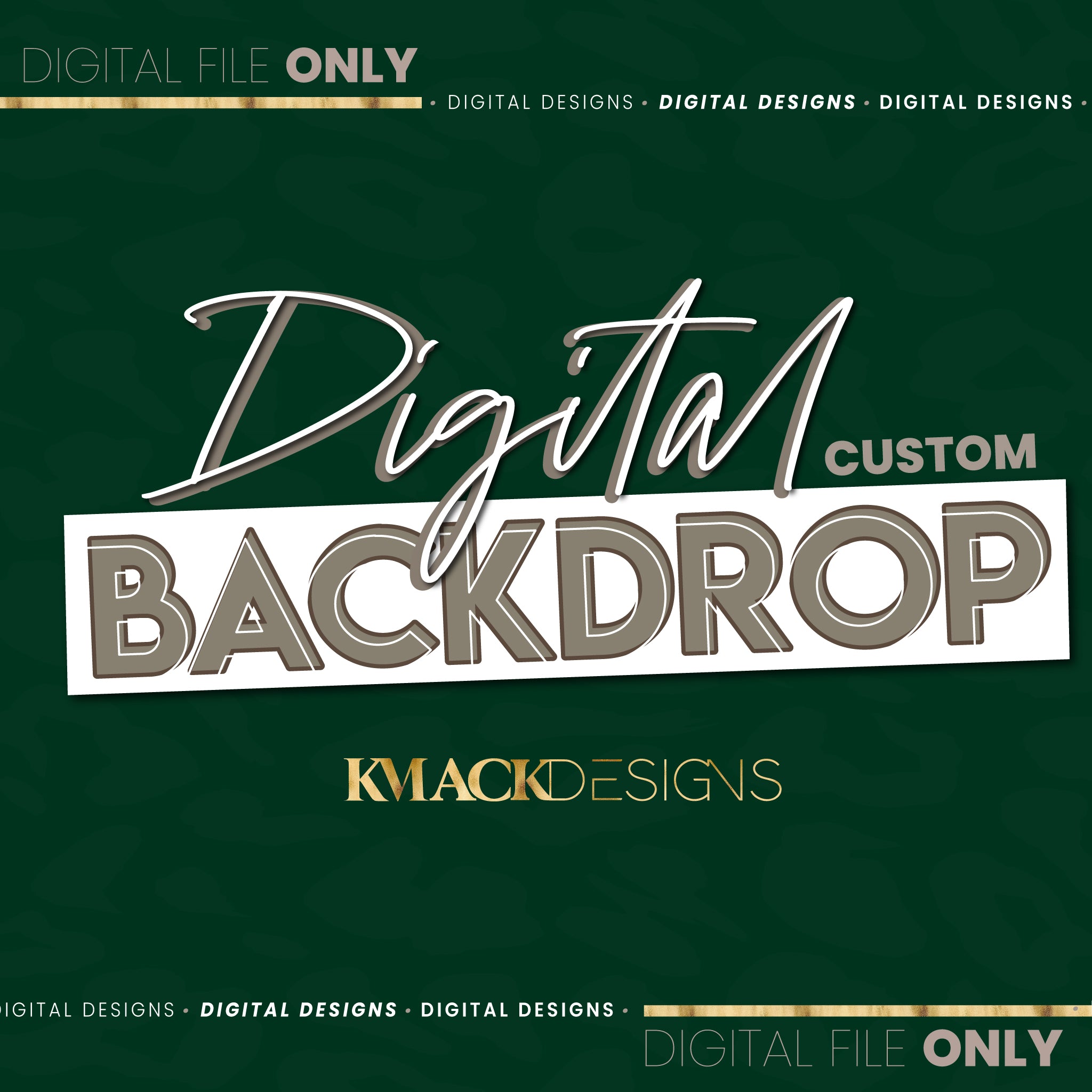 DIGITAL Backdrop/Banner Custom Design File